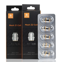  Z Series Coils – Includes both Z0.15Ω and Z0.4Ω mesh coil options for versatile sub-ohm vaping.